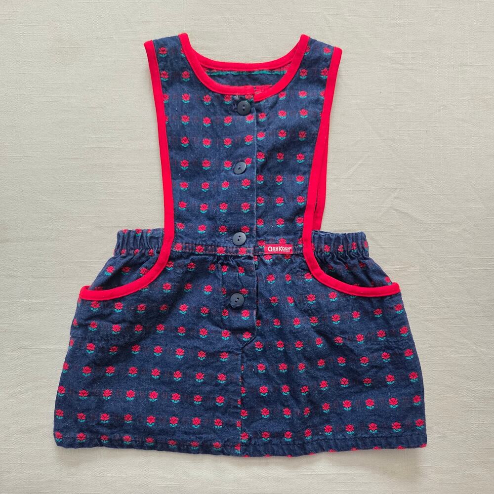 Vintage Oshkosh Rose Dress 24 months